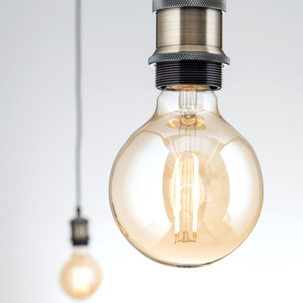 LED Filament Globe Lampe mit E27 Sockel in Vintage Optik