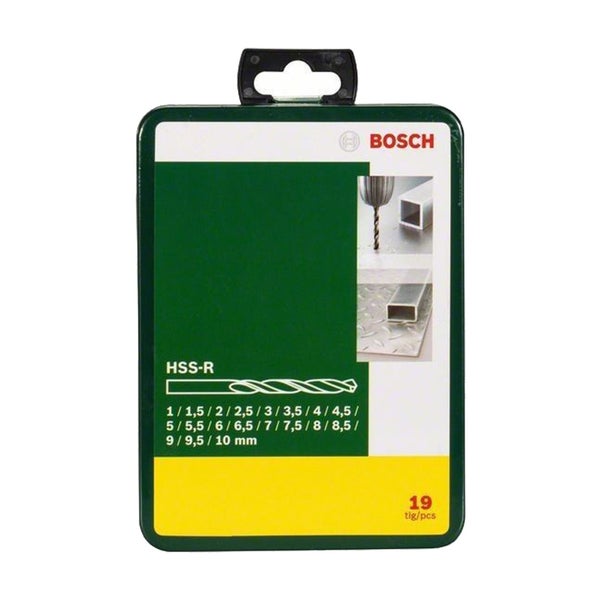 Bosch HSS-R Metallbohrer Set, 19-teilig