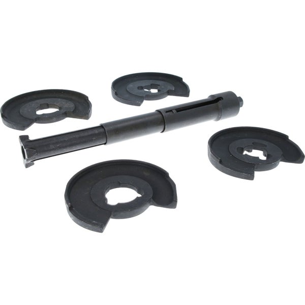 Satz aus Distanzhülsen und Reduzierscheiben