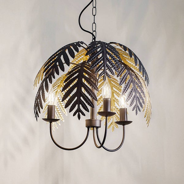 Lucande Pendelleuchte Aparas (Design, Modern) in Schwarz aus Metall (3 flammig E14) - Design-Hängeleuchte Esstischlampe Hängelampe Hängeleuchte Wohnzimmerleuchte