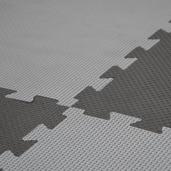 2 cm Dick: 1m² Bodenschutz Fitnessmatte - 4 Sportmatten 50 x 50 cm