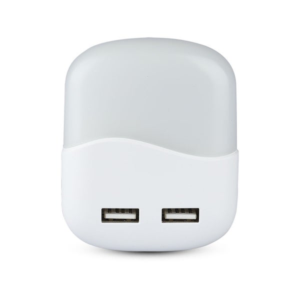 Nachtlicht mit zwei USB-Anschlüssen