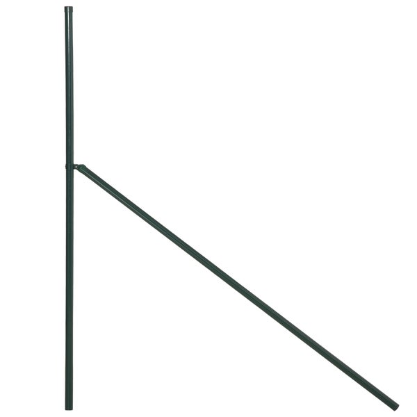 Outsunny Gartenzaun, Drahtzaun, 10 x 1,68 m, Stahl, Grün