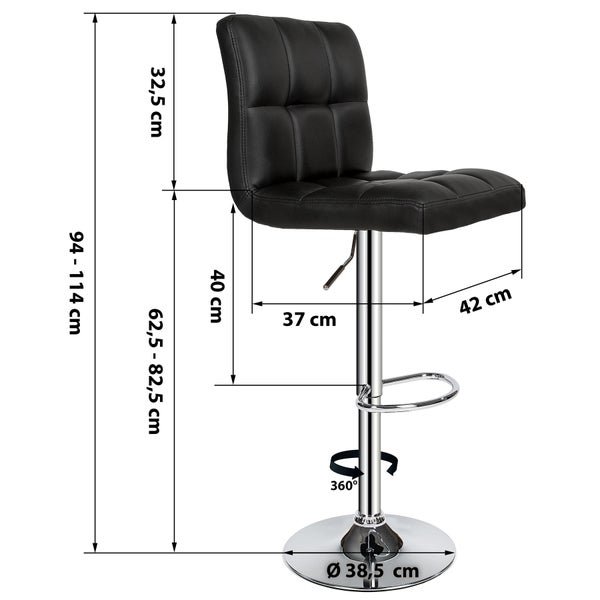 2 Barhocker Tony aus Kunstleder