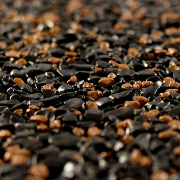 Terralith Metallic - Steinteppich metallic mix 401 für 1 qm - außen -