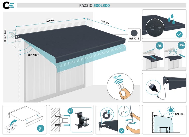 Metallschild mit dem Spruch Scheiss auf den guten Eindruck! Das Leben will genossen werden! und den Maßen 20 x 30 cm.