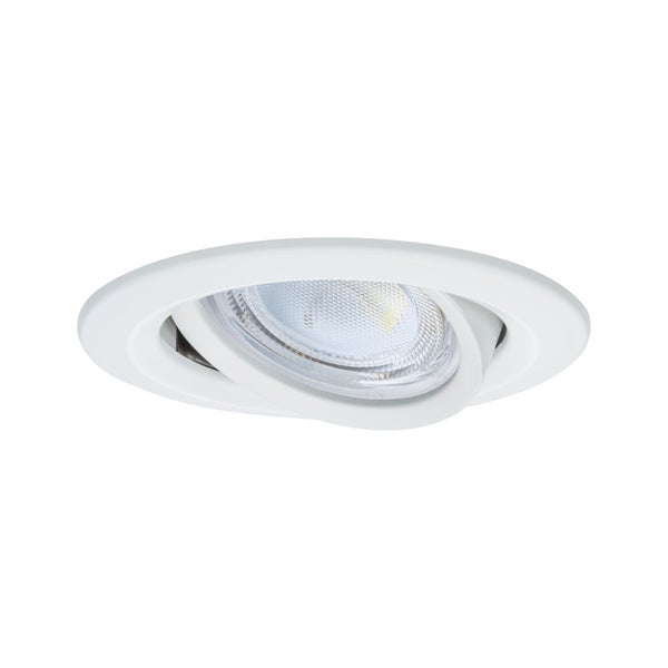 LED Einbauleuchte Nova Coin Einzelleuchte rund 84mm 50° 2,8W 505lm 230V 4000K Weiß matt