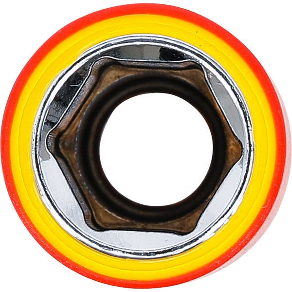 BGS VDE-Steckschlüssel-Einsatz Sechskant Antrieb Innenvierkant 12,5 mm (1/2) SW 16 mm - 72066