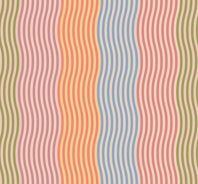 Abstraktes Wellenmuster mit verschiedenen Farbtönen