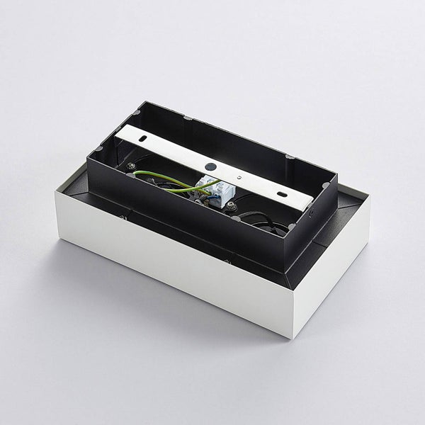 Arcchio Strahler Vince (Modern) in Weiß aus Aluminium (2 flammig, GU10) - Deckenlampe Deckenleuchte Lampe Spot Flurleuchte