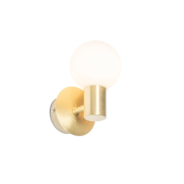 Moderne Wandleuchte Gold IP44 - Cederic Up