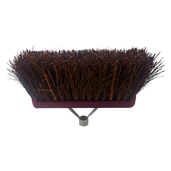 Besen mit Naturborsten und Halterung für Stiel