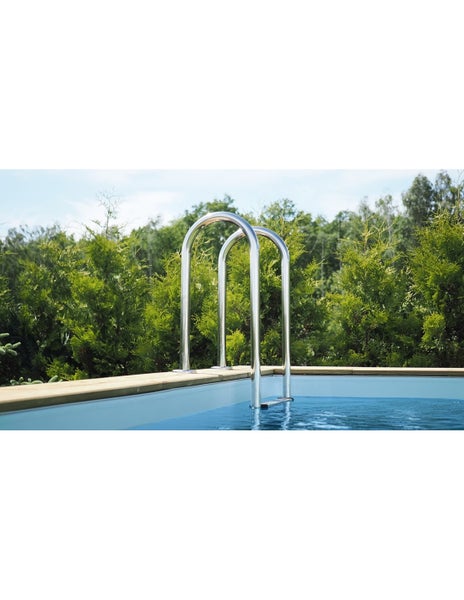 Edelstahltreppe für Schwimmbecken