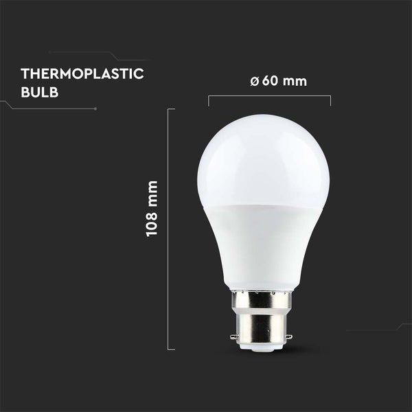 B22 LED-Lampen - RTL - GLS - 3er-Pack - IP20 - Weiß - 9W - 806 Lumen