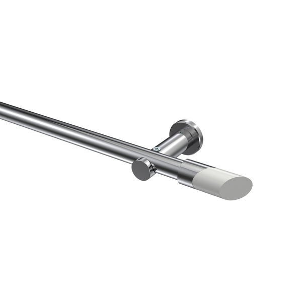 Gardinenstange mit Endstück und Halterung
