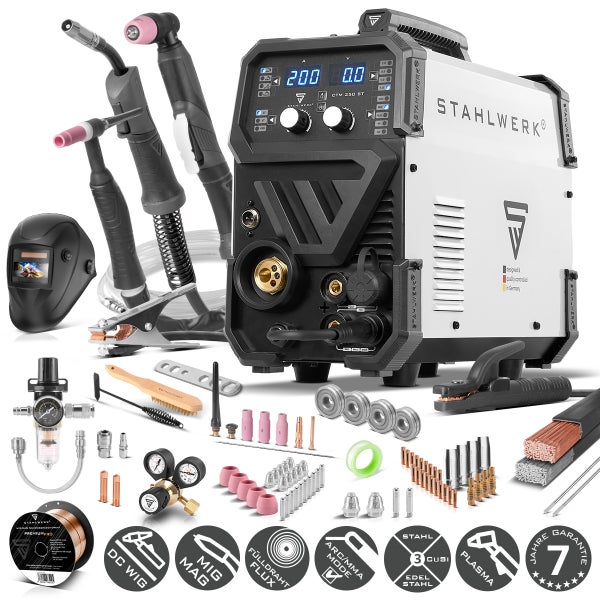 STAHLWERK CTM 250 ST Kombi-Schweißgerät mit Zubehör