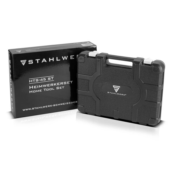 Heimwerker Set HTS-45 ST Werkzeugkasten mit 44-teiligem Werkzeug Set