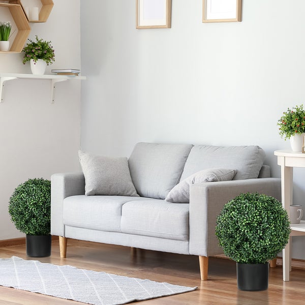HOMCOM, Künstliche Pflanzen, Zimmerpflanze, 40L x 40B x 52H cm, PE, Grün