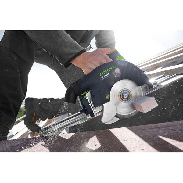 Drei Kreissägeblätter von Festool auf weißem Hintergrund