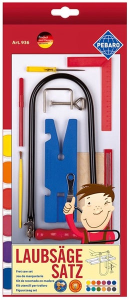 Laubsäge Satz von Pebaro mit Werkzeugen