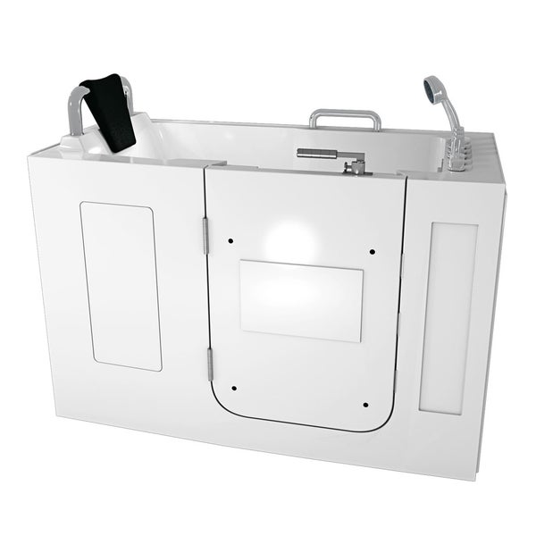 Sitzwanne Whirlpool Wanne mit Tür S07WP-TH-B-L 140x76cm