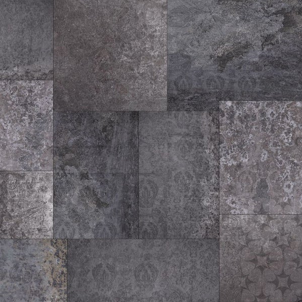 Muster aus Fliesen mit Ornamenten