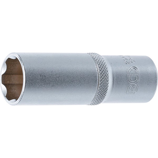 BGS Steckschlüssel-Einsatz Super Lock tief Antrieb Innenvierkant 12,5 mm (1/2) SW 19 mm - 2949
