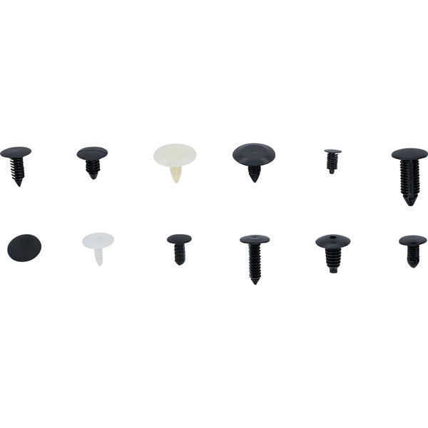BGS Tannenbaumclip-Sortiment für GM / VW / Chrysler / BMW / Nissan / Ford 340tlg. - 9055
