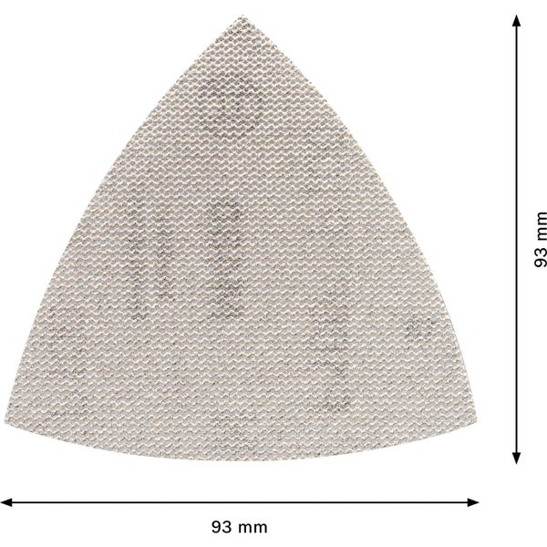 Dreieckschleifpapier, 93 mm