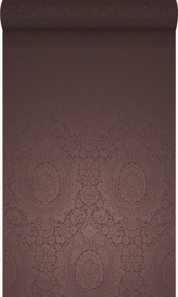 Origin Wallcoverings Tapete Ornamente Dunkelviolett - 53 cm x 10,05 m - 345435