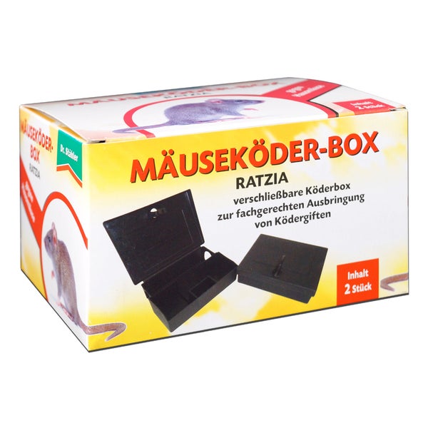 Mäuseköder-Box – Sicheres Depot zur Ausbringung von Ködermitteln im Innen- & Außenbereich