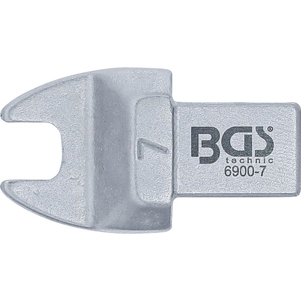 BGS Einsteck-Maulschlüssel 7 mm Aufnahme 9 x 12 mm - 6900-7