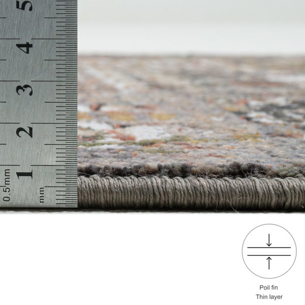 Gewebter Teppich in Kort-Optik Corduletta Beige 120x180 cm