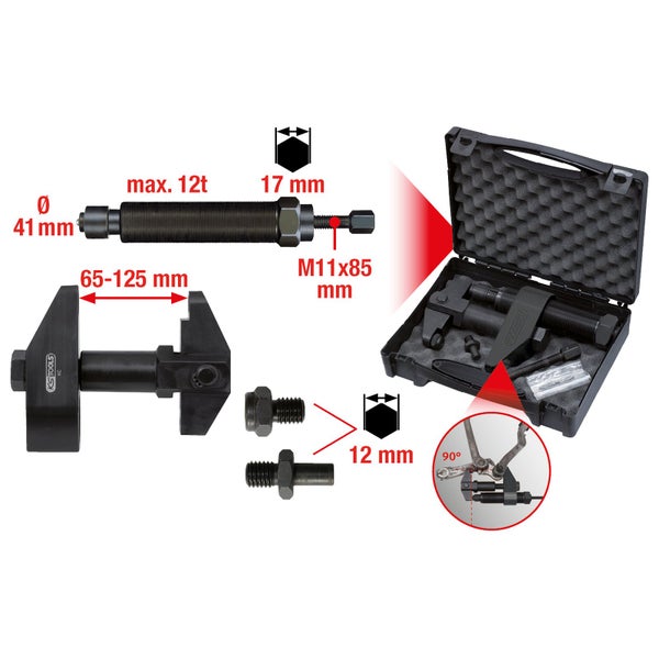 KS Tools Abzieher Set in einem schwarzen Koffer