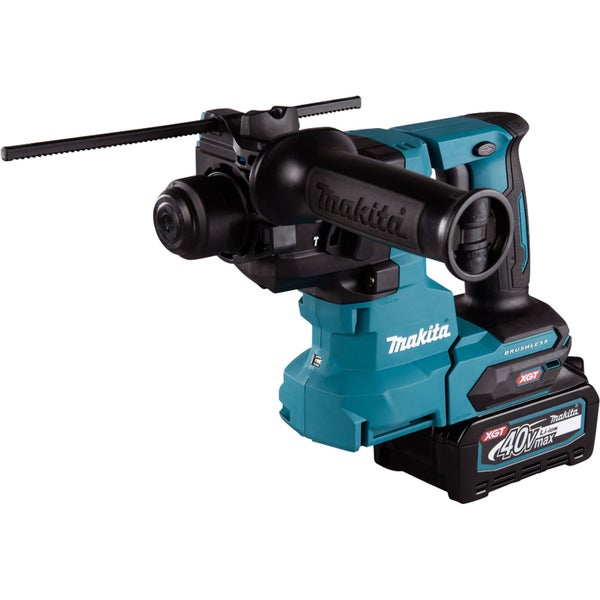 Makita Akku-Bohrhammer mit Zusatzhandgriff und Tiefenanschlag