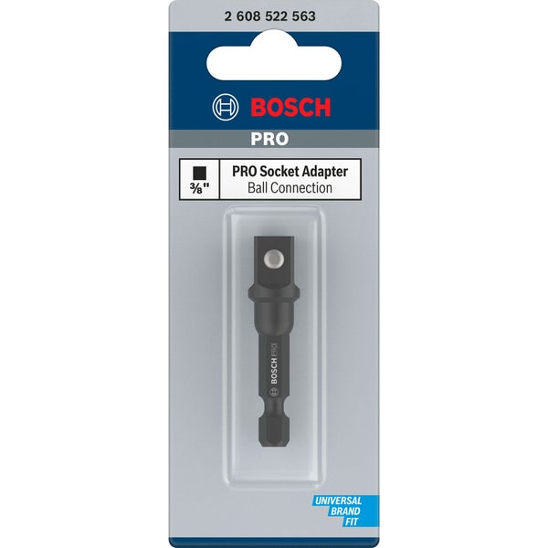 Bosch PRO Socket Adapter mit Kugelverbindung 3/8 50 mm - 2608522563