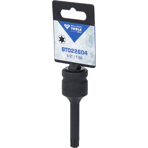 BRILLIANT TOOLS 1/2 Kraft Bit-Stecknuss Torx T50 - BT022604