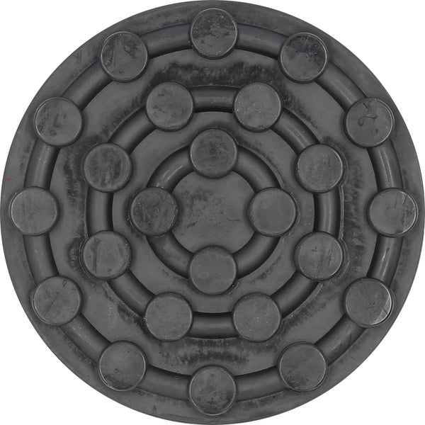 Runde Gummiunterlage mit Noppen für erhöhte Stabilität