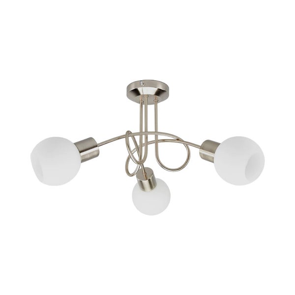 Deckenleuchte mit runden Lampenschirmen