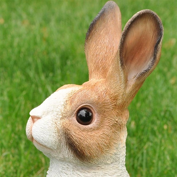 Dekofigur Gartenfigur Kaninchen 38 cm