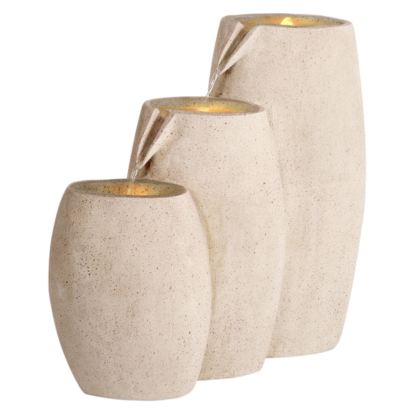 Dekorativer Zimmerbrunnen mit drei Ebenen