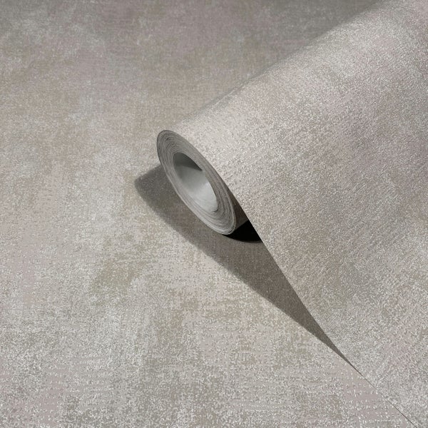Tapete Grau Beige Struktur Modern für Wohnzimmer Schlafzimmer MADE IN GERMANY 10,05 x 0,53m