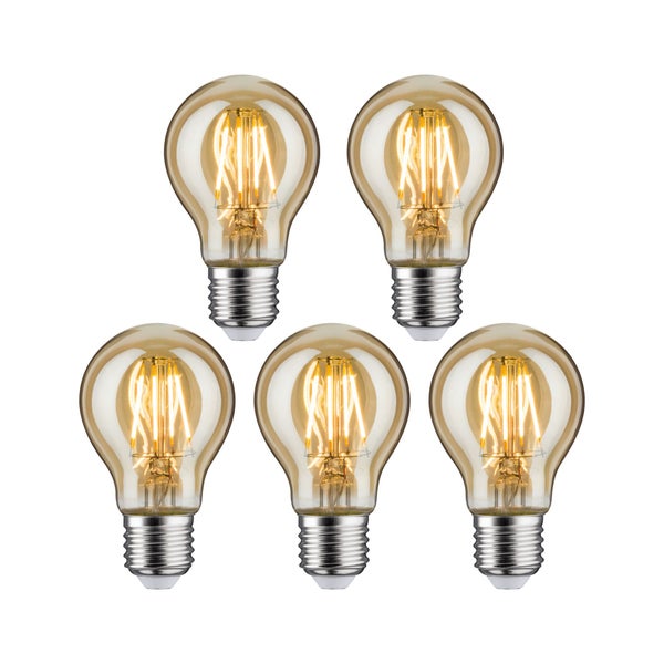 Vintage Edition Bundle LED Birne E27 230V 500lm 4,7W 2500K Gold