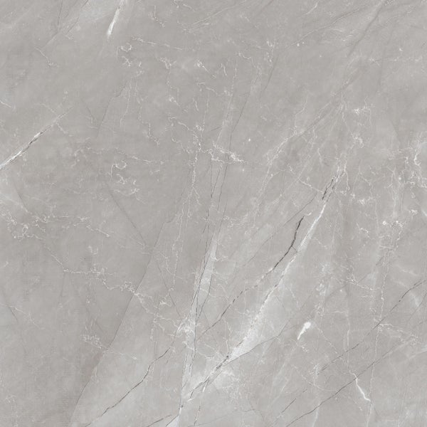Graue Bodenfliese mit Marmoroptik