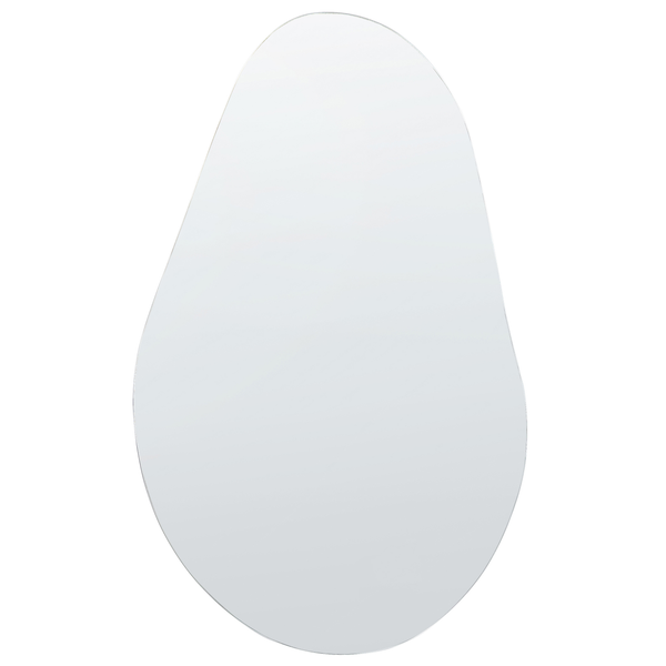 Abmessungen eines Spiegels: 65 cm hoch, 40 cm breit