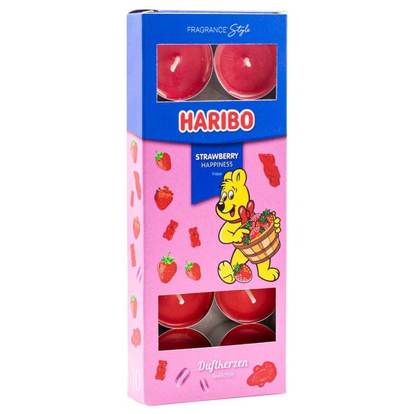 Strawberry Happiness Teelichter (10er Set) - Haribo
