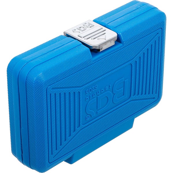 Blauer Werkzeugkoffer aus Kunststoff