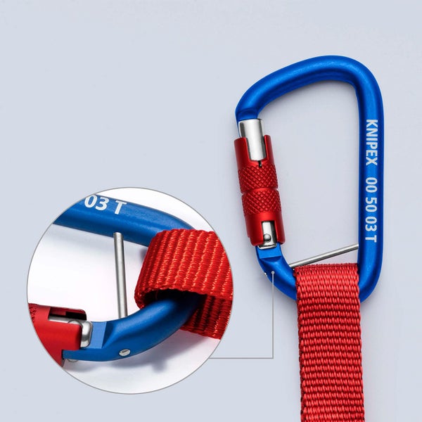 Knipex Karabinerhaken mit Gurtband