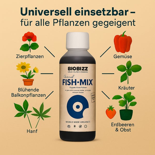 BioBizz Fish Mix 10 Liter – Organischer Flüssigdünger für kräftiges Wachstum & Blüten