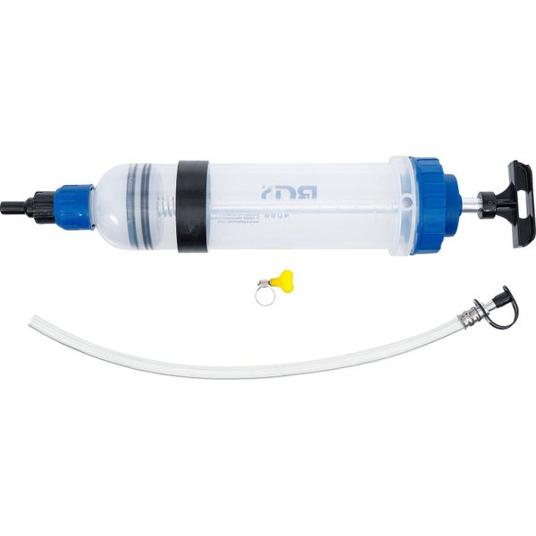 Verpackung der BGS technic Handpumpe mit 1500 Milliliter Volumen